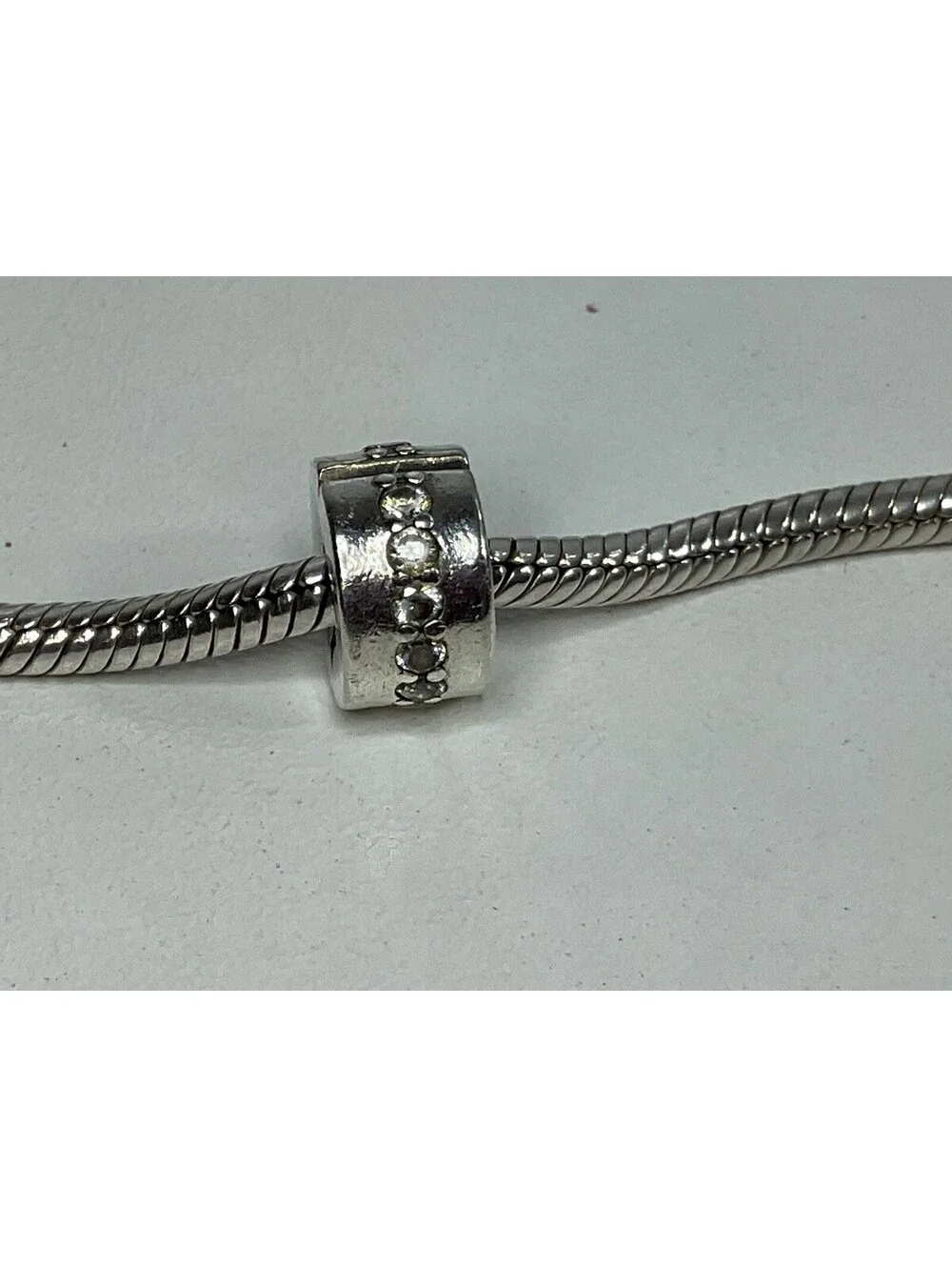 Pandora Sparkling Row Clip Charm Retired